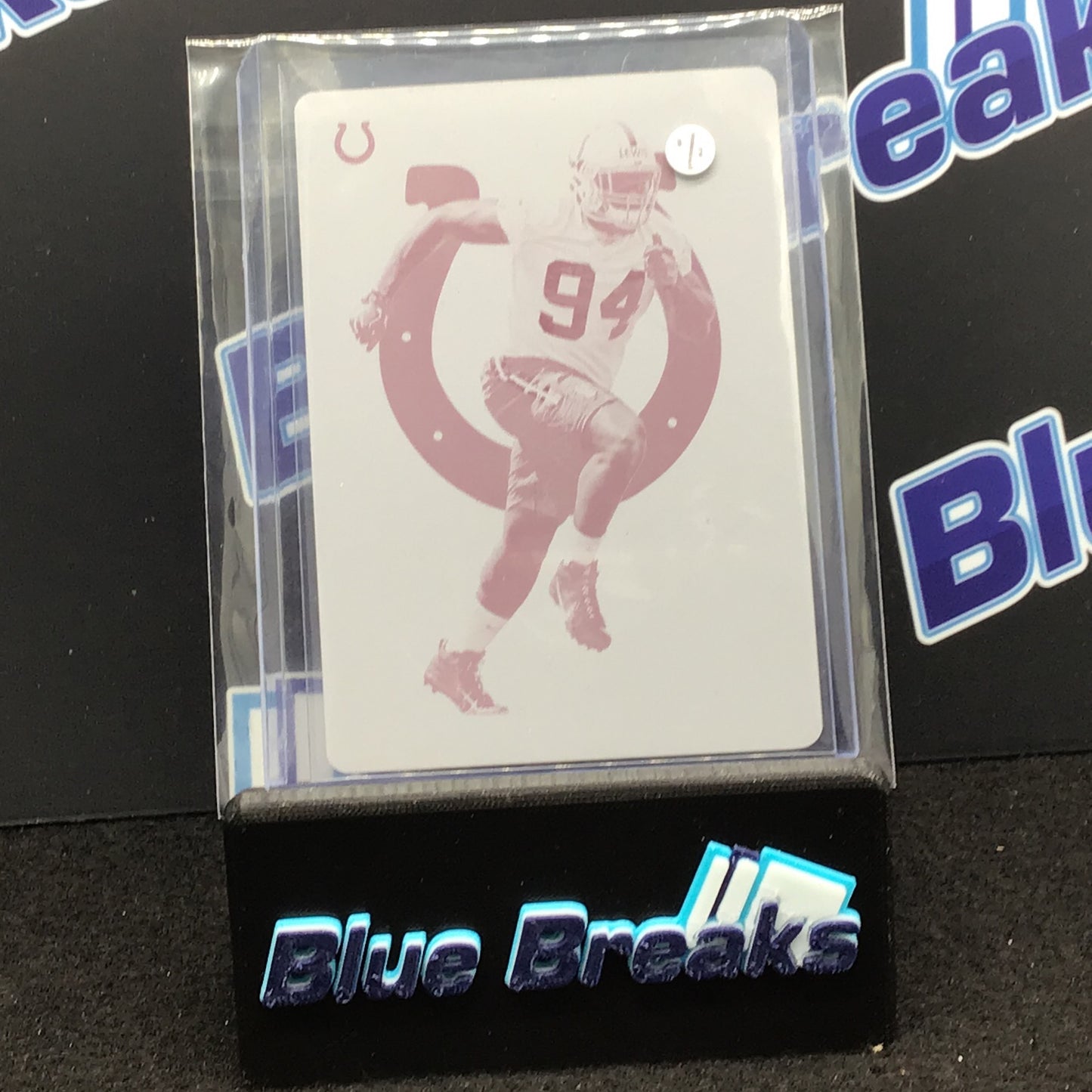 2018 Panini XR - Tyquan Lewis Magenta Plate 1/1 Card #131 Indianapolis Colts