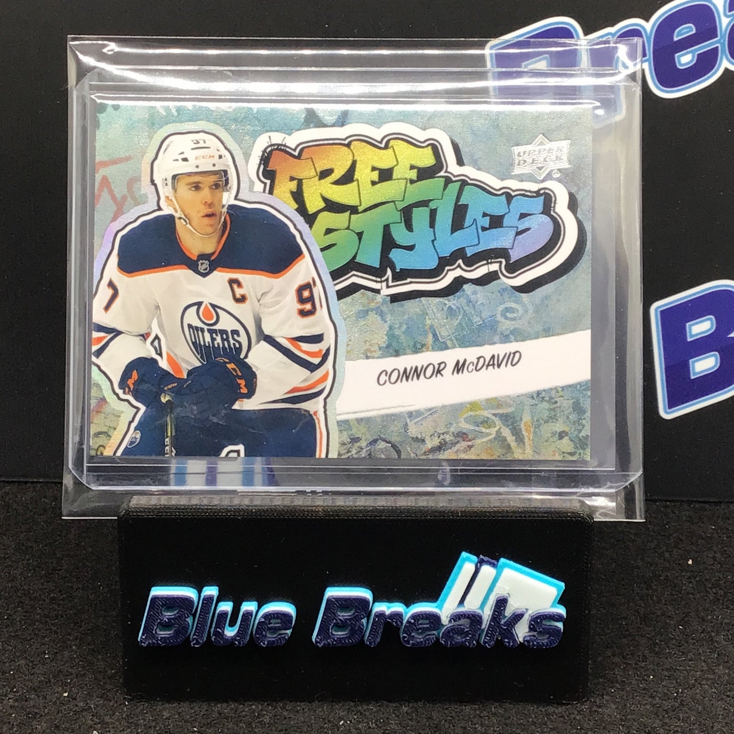 2022-23 Upper Deck Series 1 Free Styles Connor McDavid #FS-27 Oilers