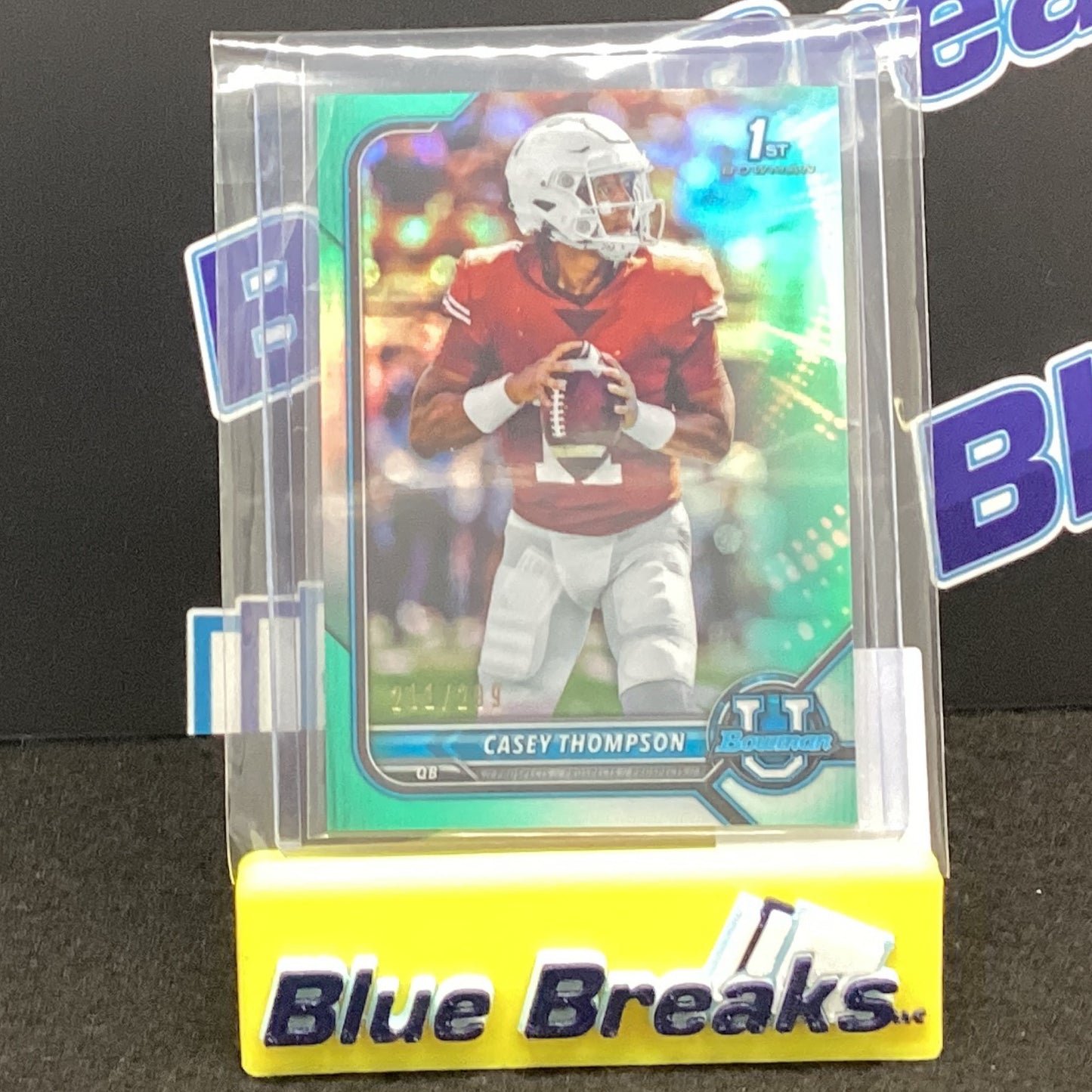 2022 Topps Bowman U Bowman 1st Aqua Casey Thompson 211/299 15