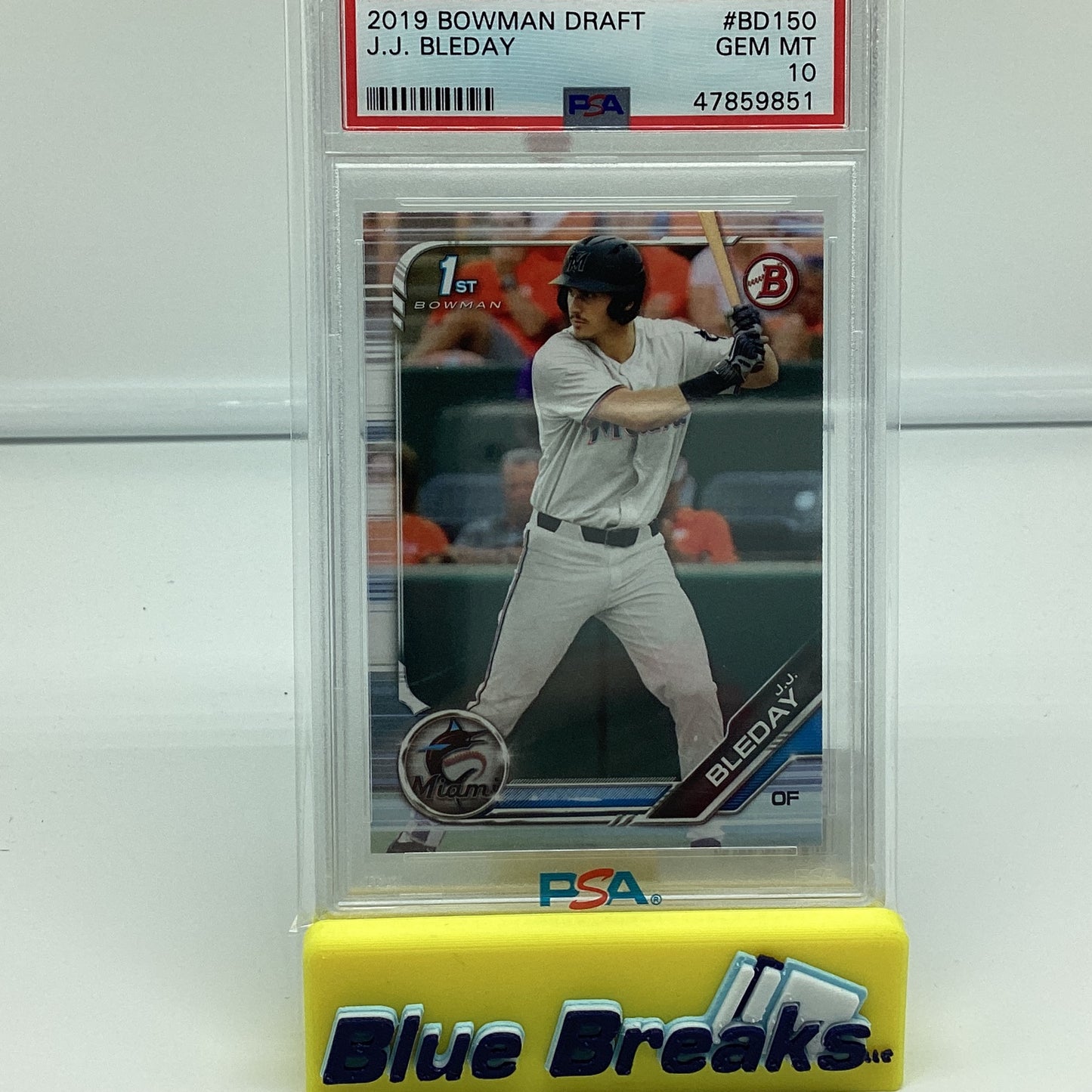 2019 Bowman Draft - J J Bleday Gem 10