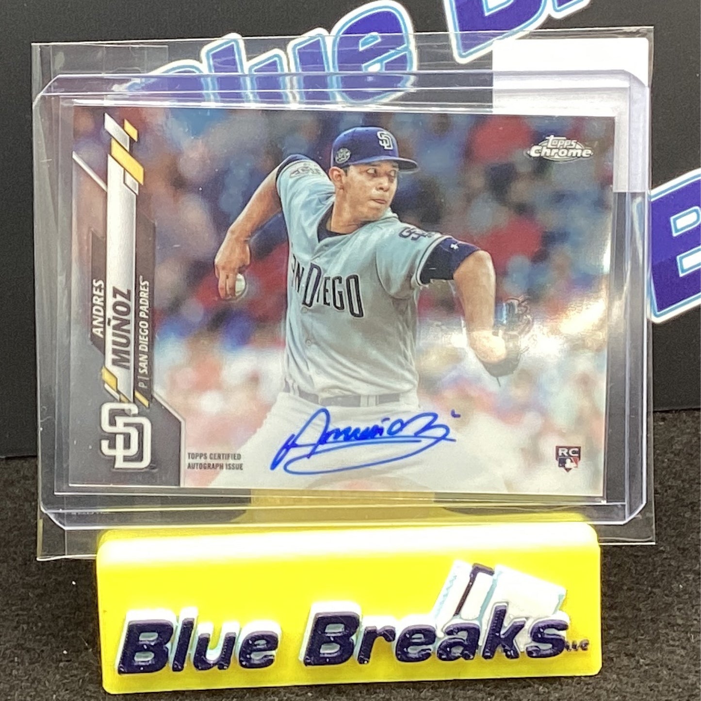2020 Topps Chrome Andres Munoz auto RA-AMU