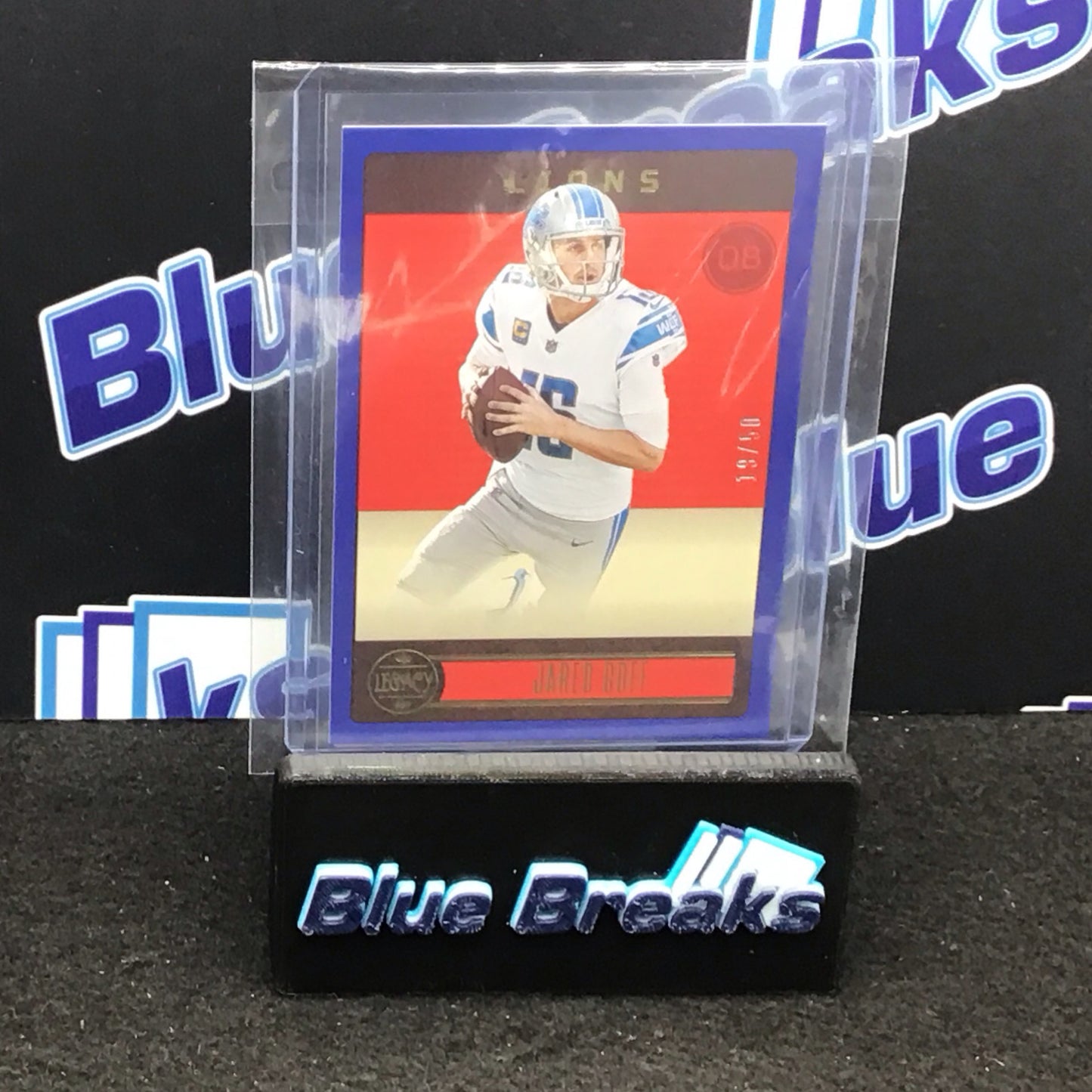 2023 Panini Legacy blue Jared Goff 19/50 #31 Lions