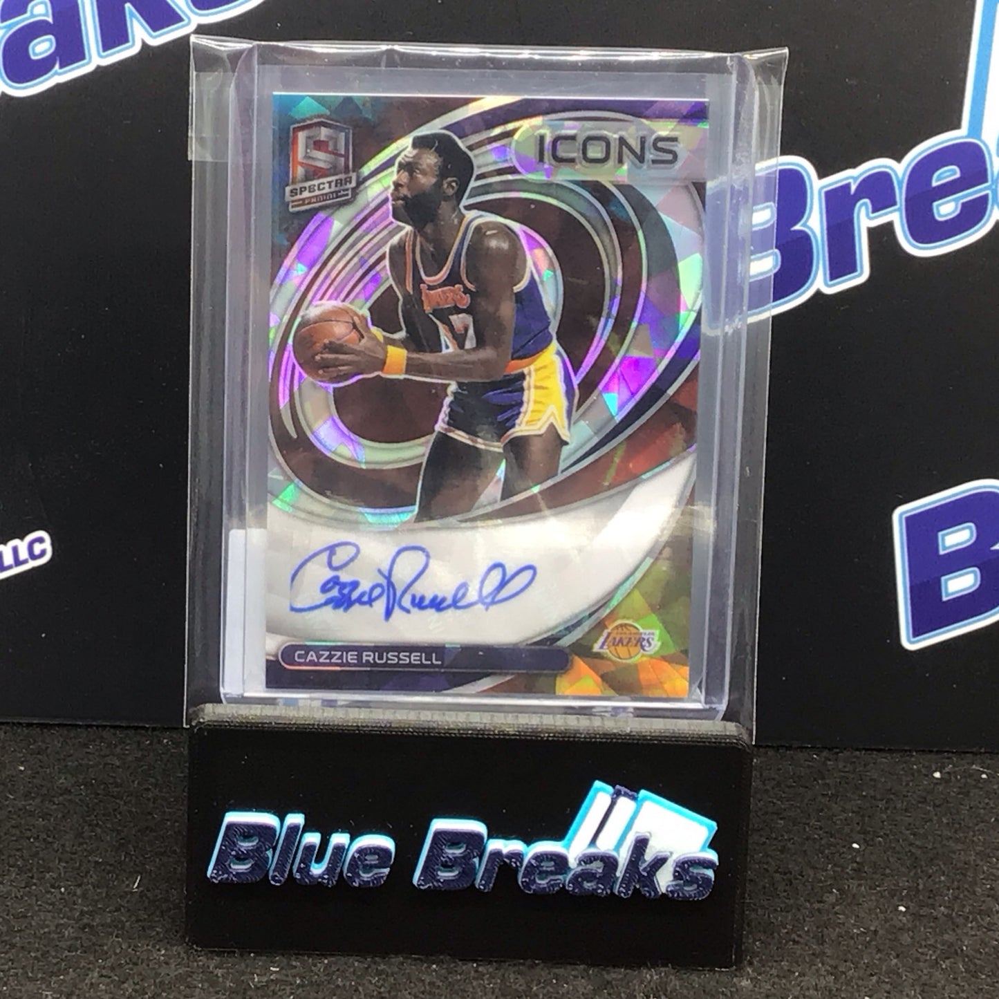 2021 Panini Spectra Icons Cazzie Russell auto 44/49 #IA-CZR Lakers