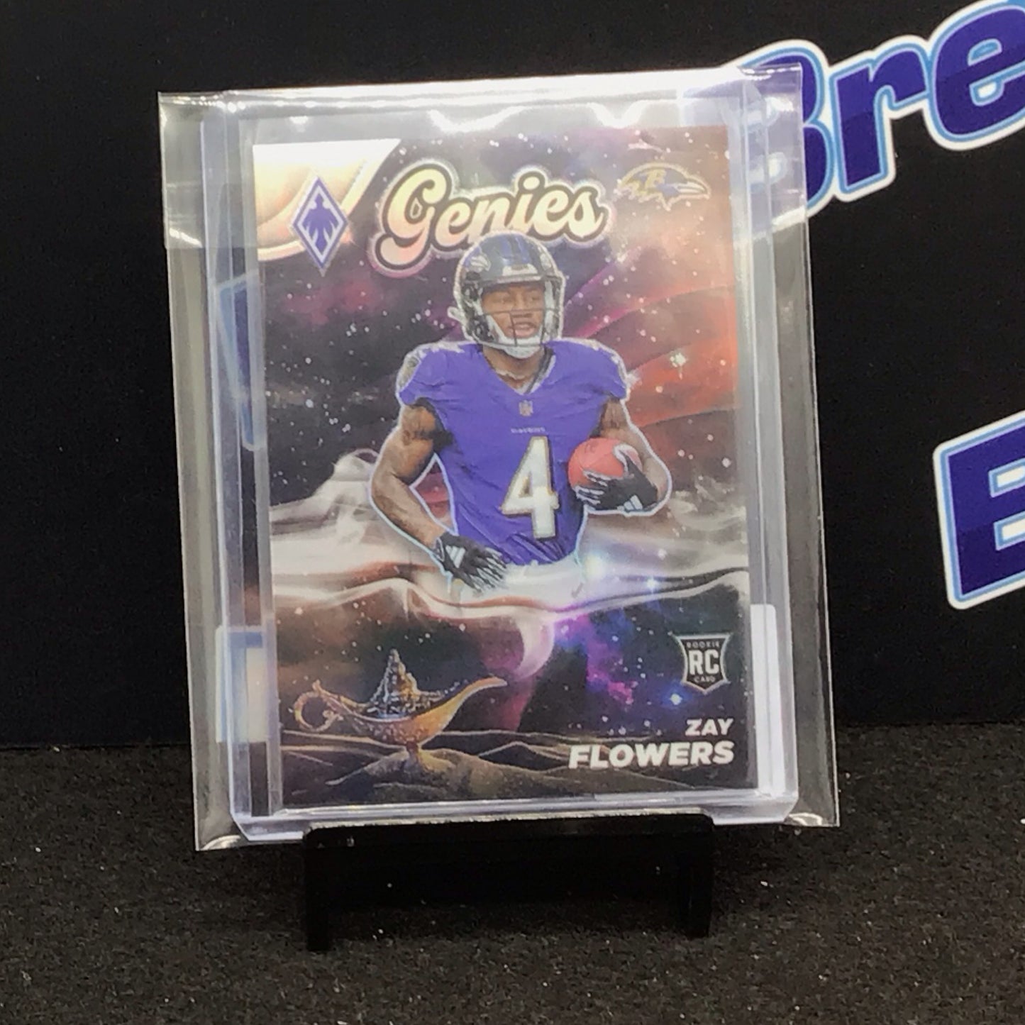 2023 Panini Phoenix Genies Zay Flowers RC #GE-24 Ravens