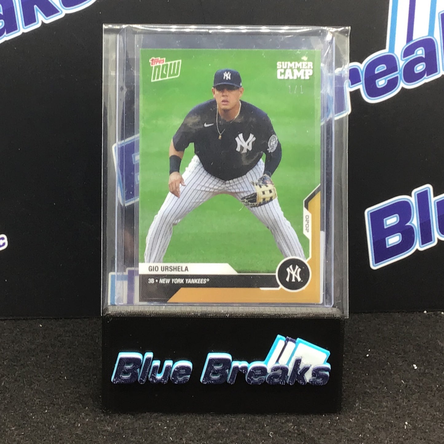 2020 Topps Now Summer Camp Gio Urshela 1/1 #0D-486 Yankees