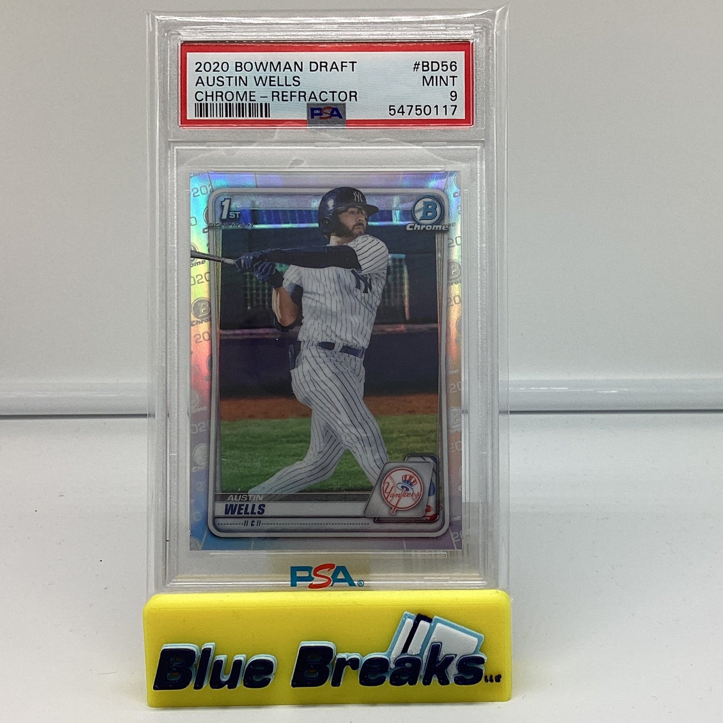 2020 Bowman Draft - Austin Wells Mt 9