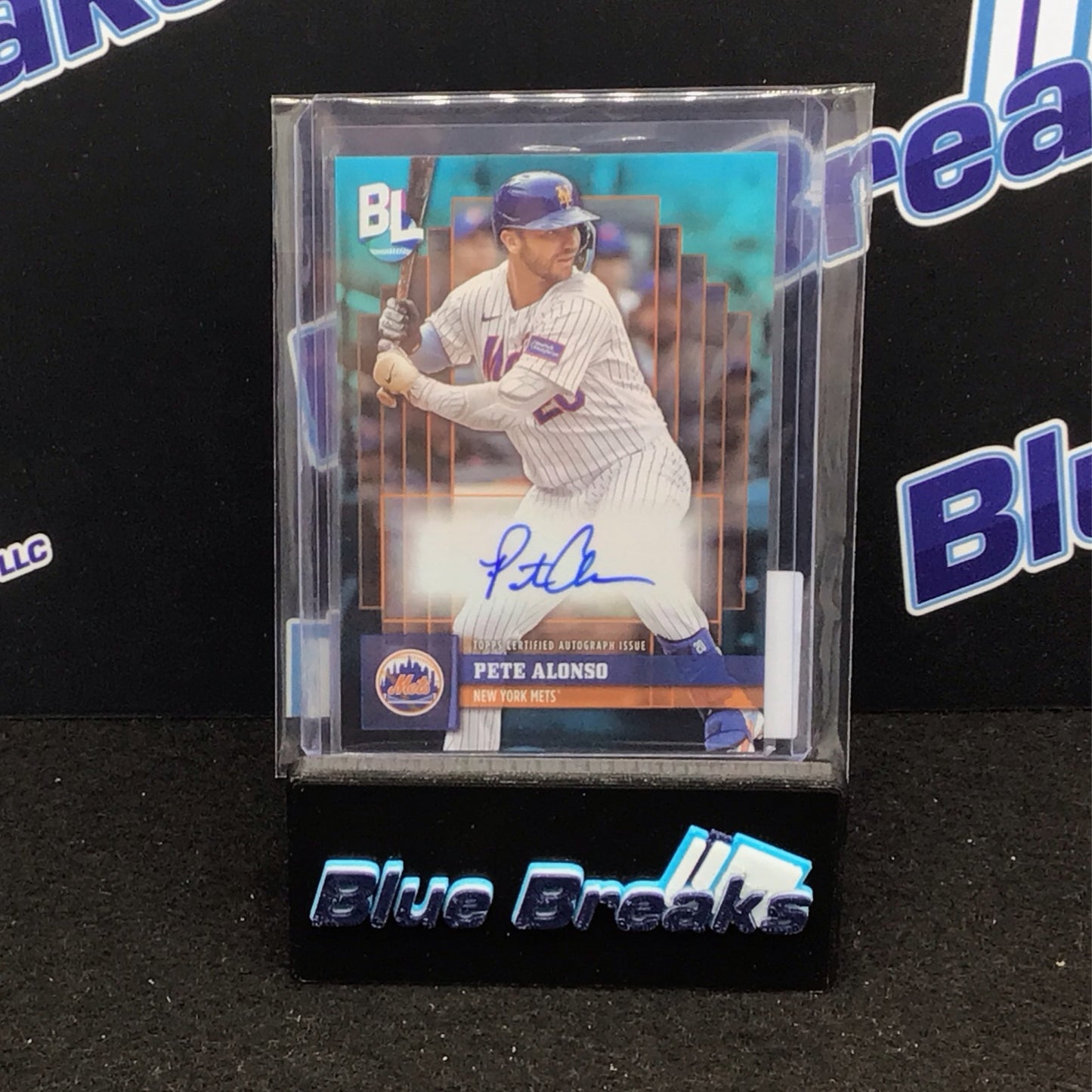 2024 Topps Big League Foil Pete Alonso auto #BLA-PA Mets