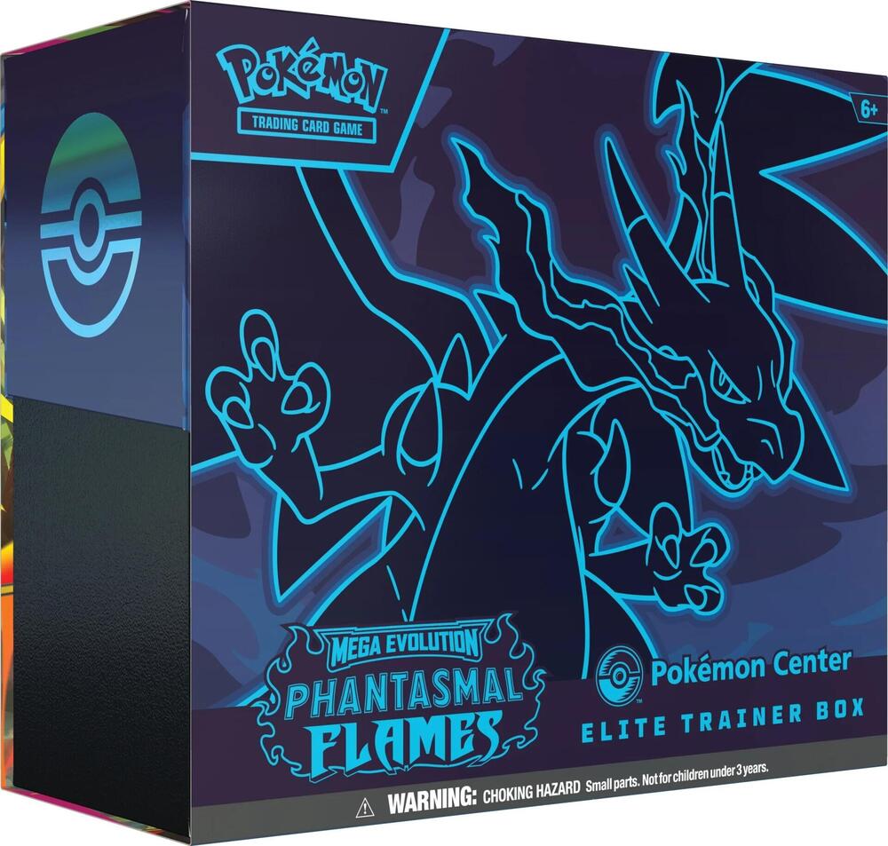 Pokémon - Phantasmal Flames Pokemon Center Elite Trainer Box (Exclusive) - ME02: Phantasmal Flames (PFL) - Sealed Wax