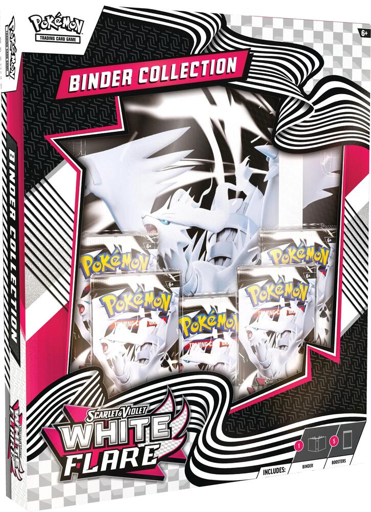 Pokémon - White Flare Binder Collection - SV: White Flare (WHT) - Sealed Wax