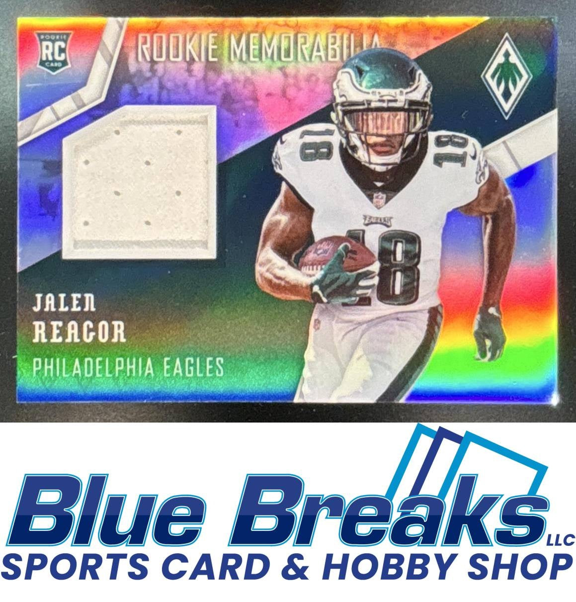 2020 Panini Phoenix Jalen Reagor #13 Rookie Memorabilia 009/100 RC