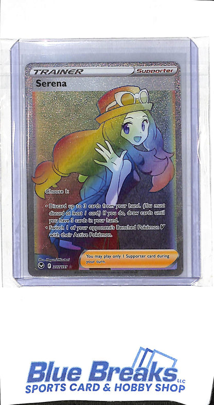2022 Pokémon - Silver Tempest - Rainbow Rare-Holo - Trainer - Serena - #207/195