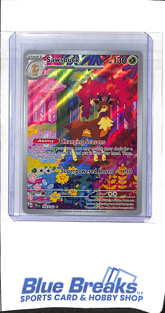 2024 Pokémon - Temporal Forces - Illustration Rare - Sawsbuck - 166/162