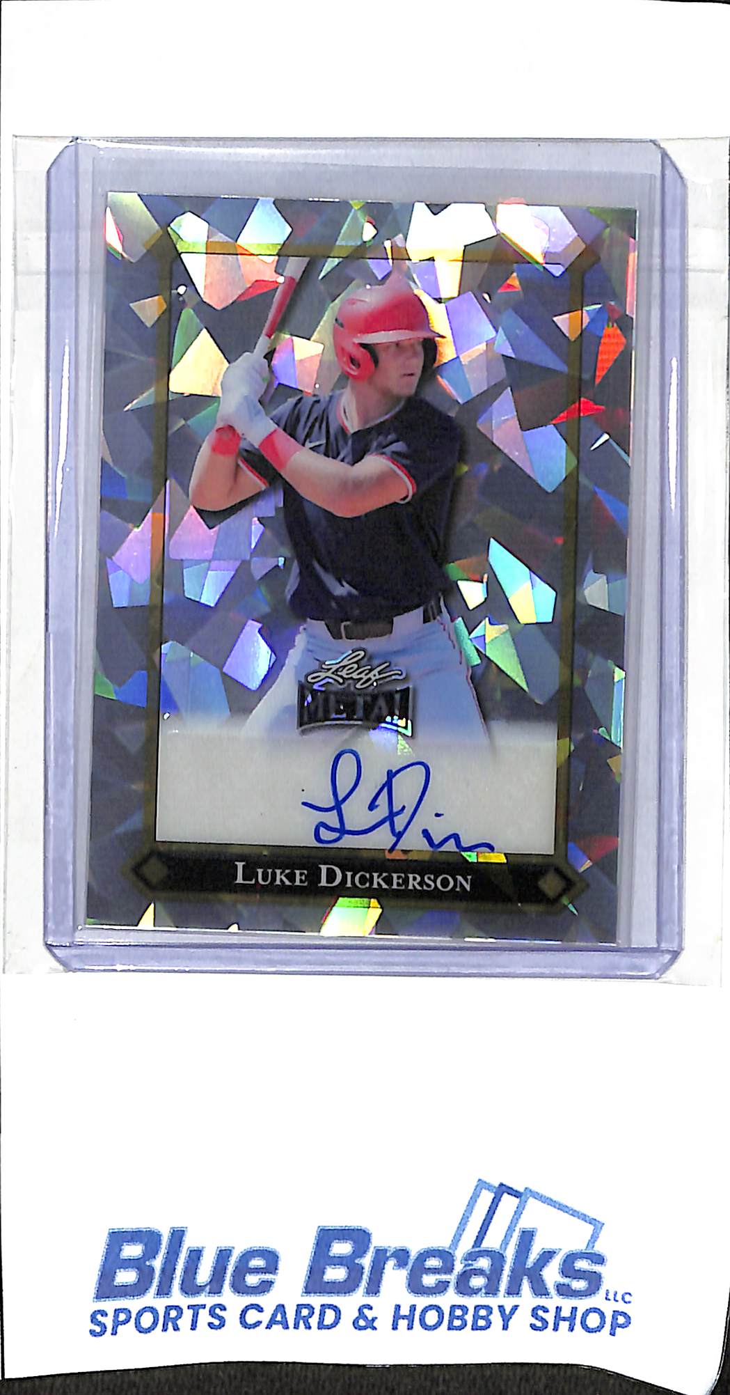 2025 Leaf Metal - Luke Dickerson - auto - 24/25 - #LGR-LD1 - baseball - Nationals