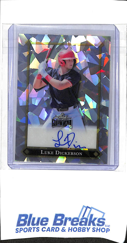 2025 Leaf Metal - Luke Dickerson - auto - 24/25 - #LGR-LD1 - baseball - Nationals