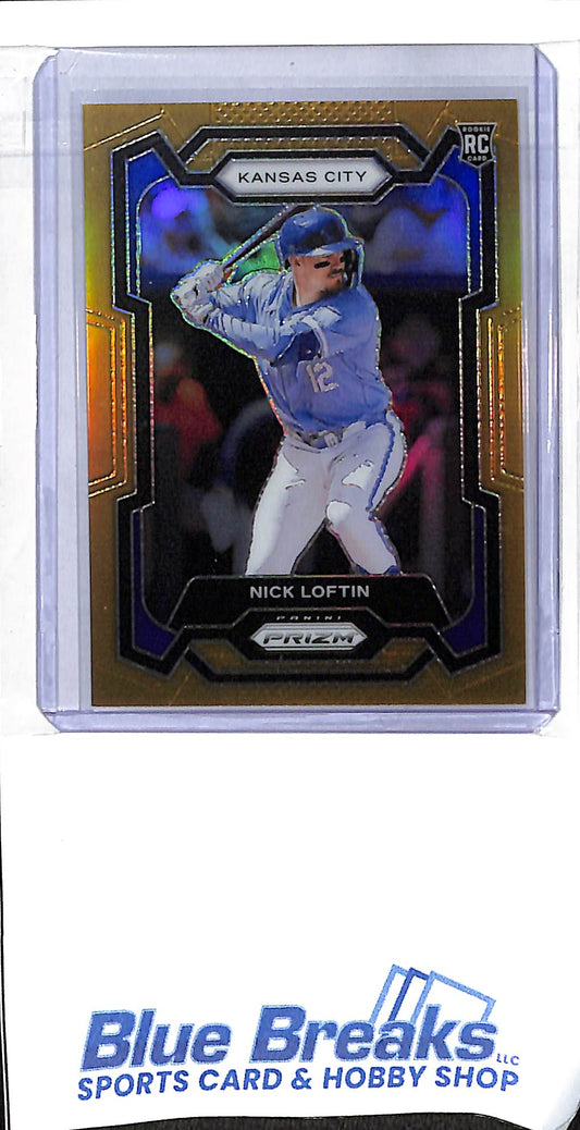 2024 Panini - Prizm - gold - Nick Loftin - 04/10 - RC - #264 - baseball - Royals