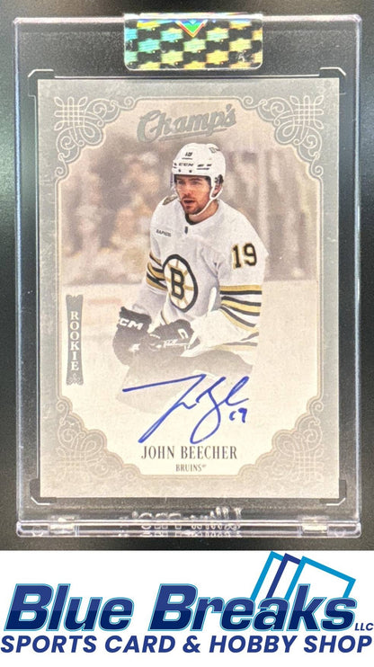 2023 Upper Deck Clear Cut John Beecher #C-JB Champs Auto