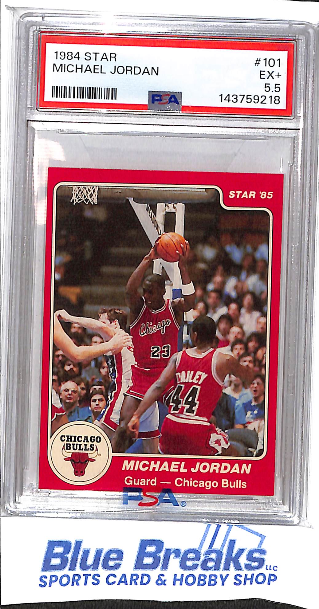 1984 Star - Michael Jordan - #101 - PSA 5.5 - basketball - Bulls