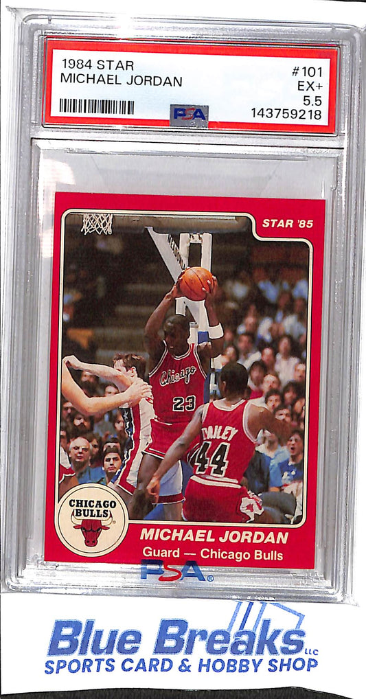 1984 Star - Michael Jordan - #101 - PSA 5.5 - basketball - Bulls