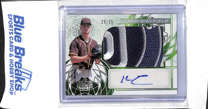 2024 Leaf - Trinity - green - Kash Mayfield - auto relic - 23/25 - #PA-KM1 - baseball - Angels