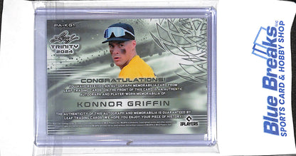 2024 Leaf - Trinity - blue - Konnor Griffin - auto relic - 10/49 - #PA-KG1 - baseball - Pirates