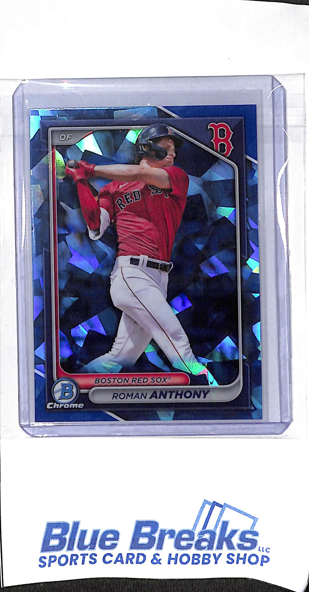 2024 Bowman Chrome - Sapphire - Roman Anthony - #BDC-19 - baseball - Red Sox