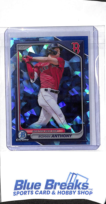 2024 Bowman Chrome - Sapphire - Roman Anthony - #BDC-19 - baseball - Red Sox