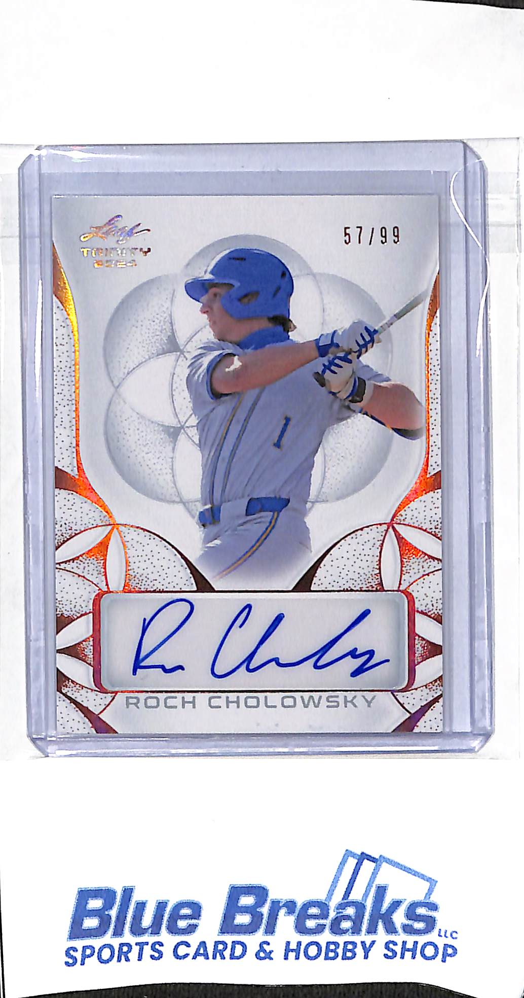 2024 Leaf - Trinity - bronze - Roch Cholowsky - auto - 57/99 - #BA-RC1 - baseball - Bruins