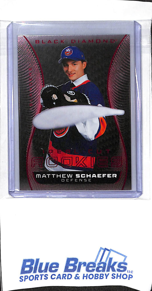 2025-26 Black Diamond - Ideal Cut Rookies - red - Matthew Schaefer - 03/10 - #ICR-MS - hockey - Islanders