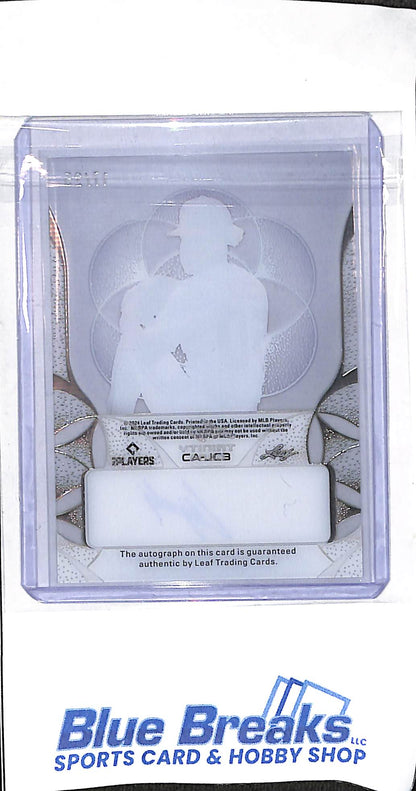 2024 Leaf - Trinity - green - Jurrangelo Cijntne - auto - 17/25 - #CA-JC3 - baseball - Mariners