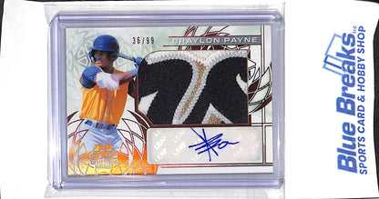 2024 Leaf - Trinity - bronze - Braylon Payne - auto - relic - 36/99 - #PA-BP1 - baseball - Brewers
