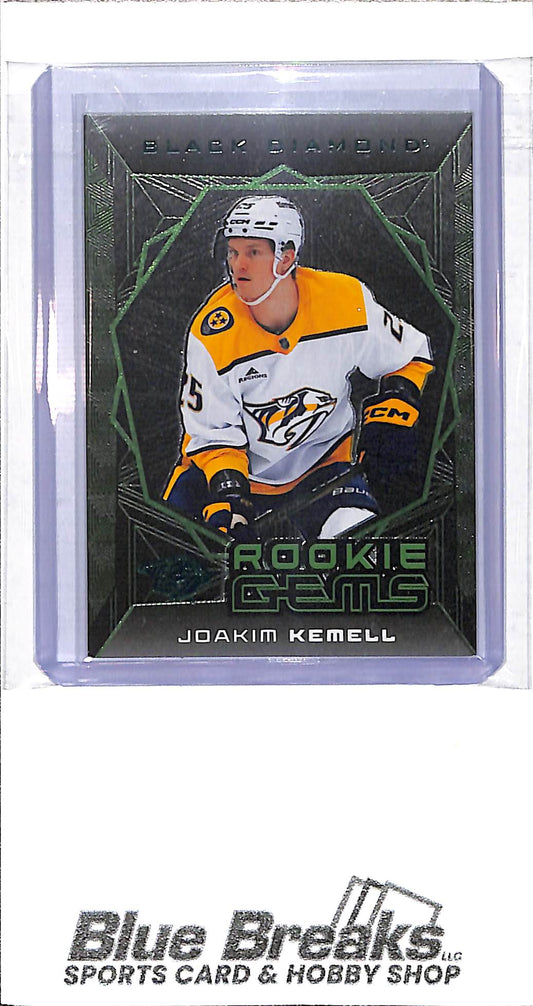 2025-26 Upper Deck - Black Diamond - Rookie Gems - green - Joakim Kemell - 07/10 - #RG-JK - hockey - Predators