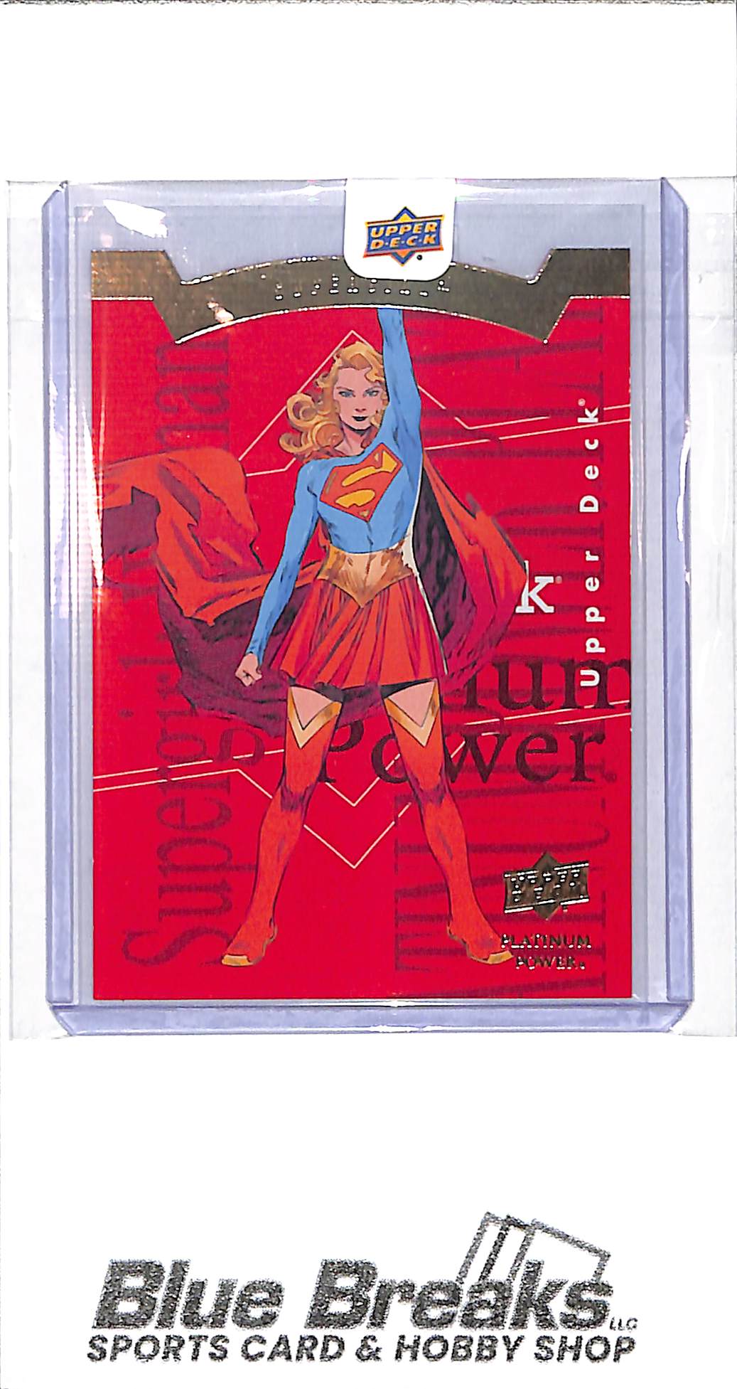 2026 Upper Deck - Platinum Power - red - Supergirl - 30/33 - #12 of 15 - entertainment - Superman