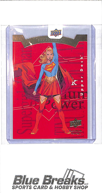 2026 Upper Deck - Platinum Power - red - Supergirl - 30/33 - #12 of 15 - entertainment - Superman