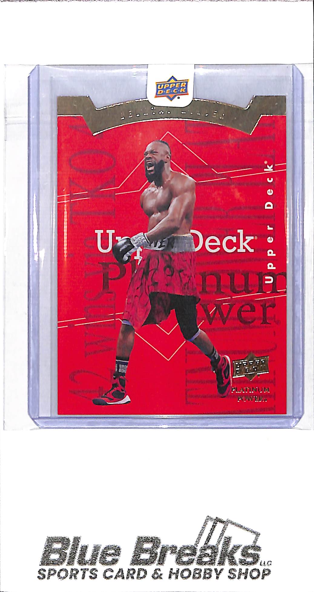 2026 Upper Deck - Platinum Power - red - Deontay Wilder - 06/33 - #7 of 15 - boxing - heavyweight
