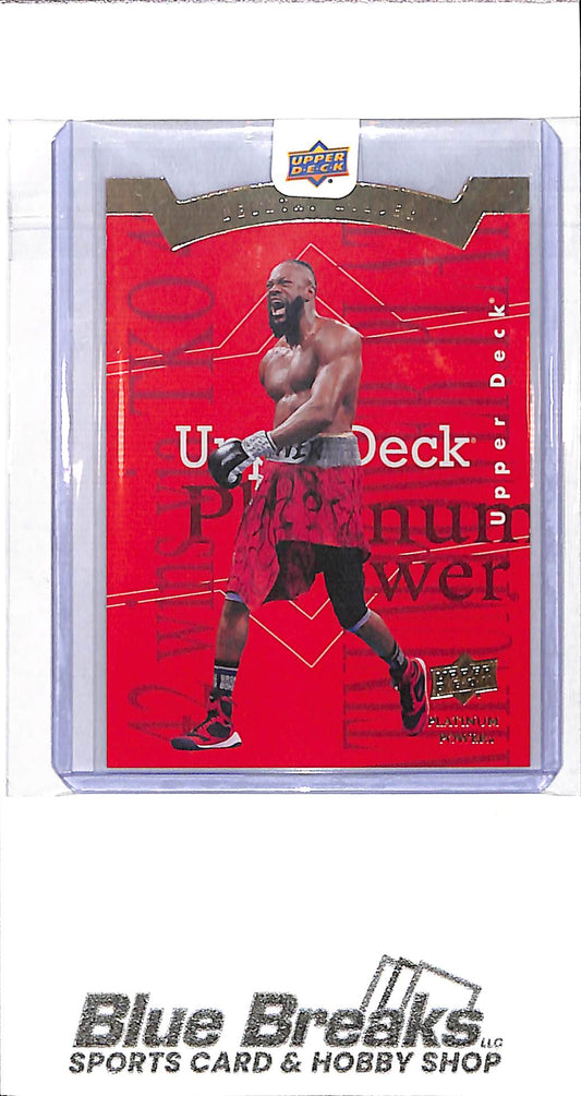 2026 Upper Deck - Platinum Power - red - Deontay Wilder - 06/33 - #7 of 15 - boxing - heavyweight