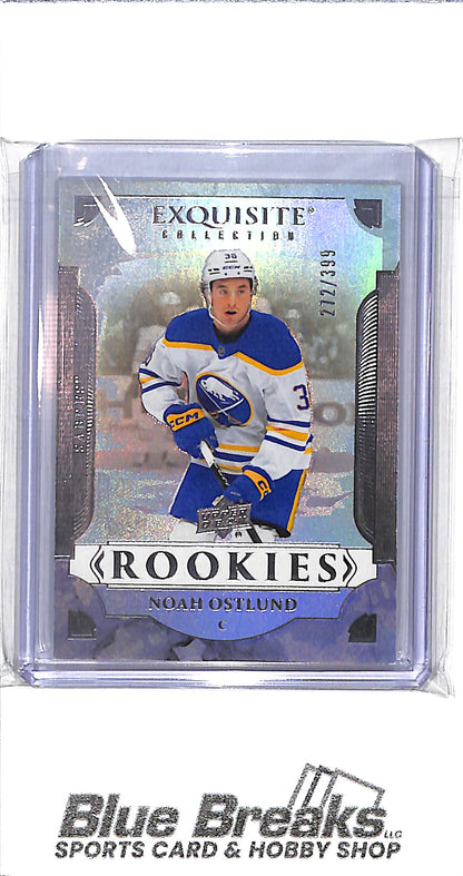 2025-26 Upper Deck - Exquisite Collection - Rookies - Noah Ostland - 272/399 - #R-NO - hockey - Sabres