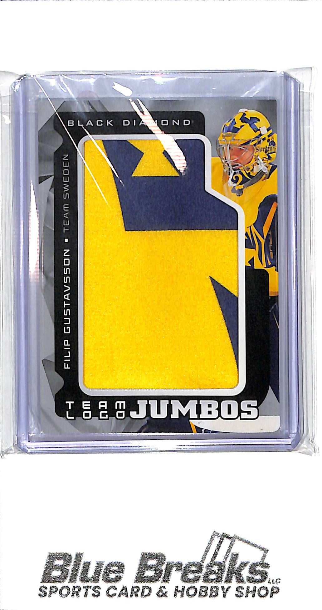 2025-26 Upper Deck - Black Diamond - Team Jumbo Logo - Filip Gustavsson - #TL-FG - hockey - Team Sweden