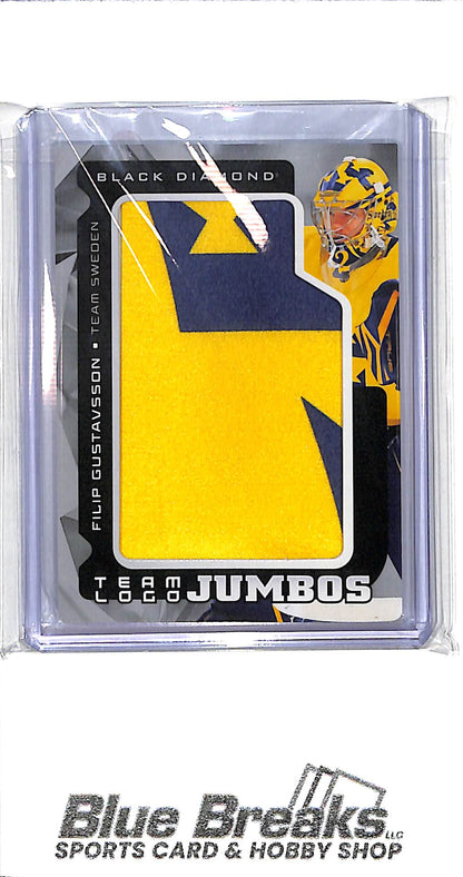 2025-26 Upper Deck - Black Diamond - Team Jumbo Logo - Filip Gustavsson - #TL-FG - hockey - Team Sweden