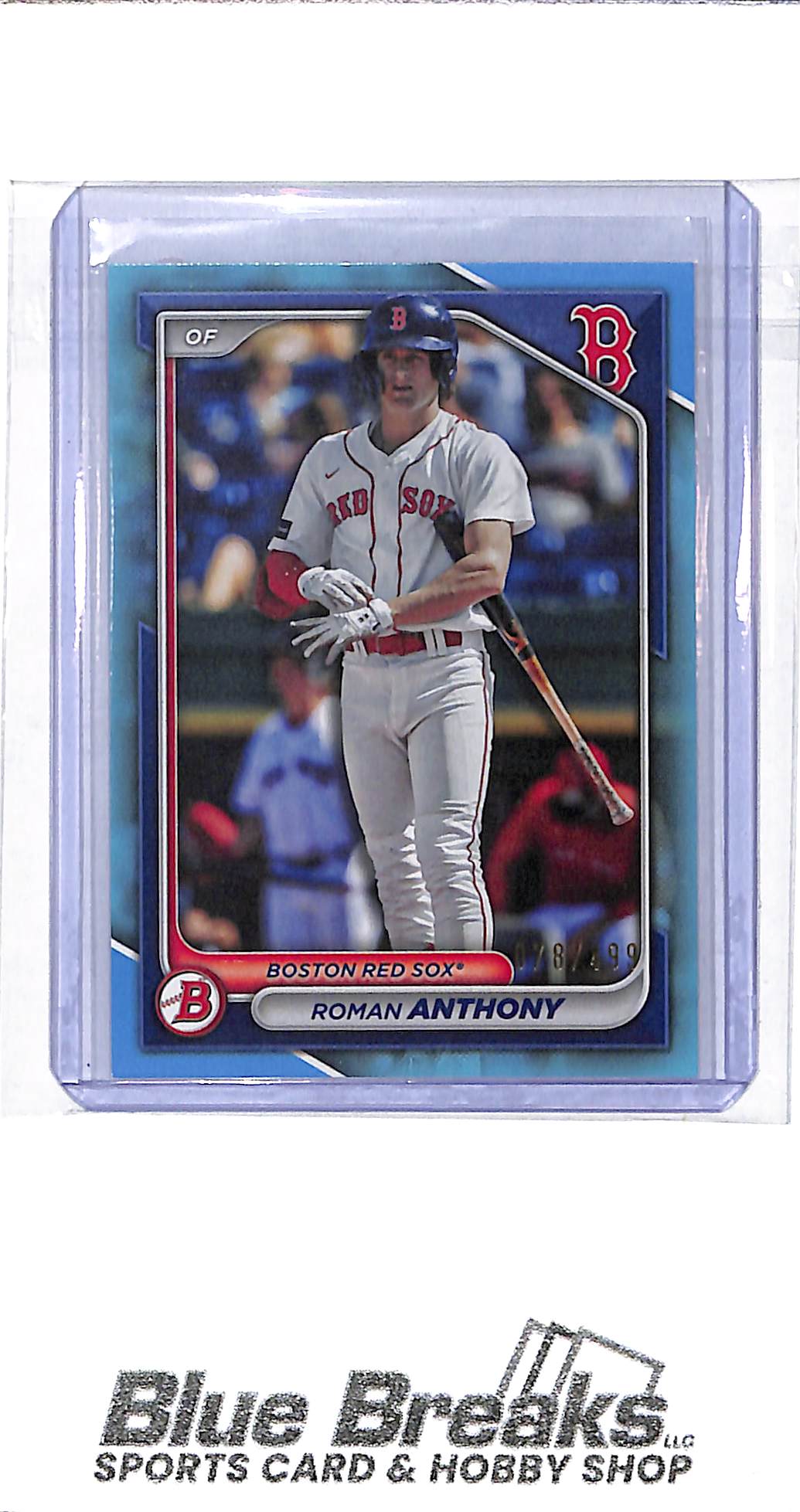 2024 Bowman - blue - Roman Anthony - 078/499 - #BP-22 - baseball - Red Sox
