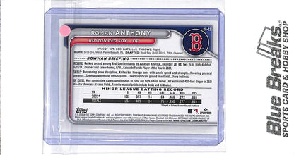 2024 Bowman - blue - Roman Anthony - 078/499 - #BP-22 - baseball - Red Sox