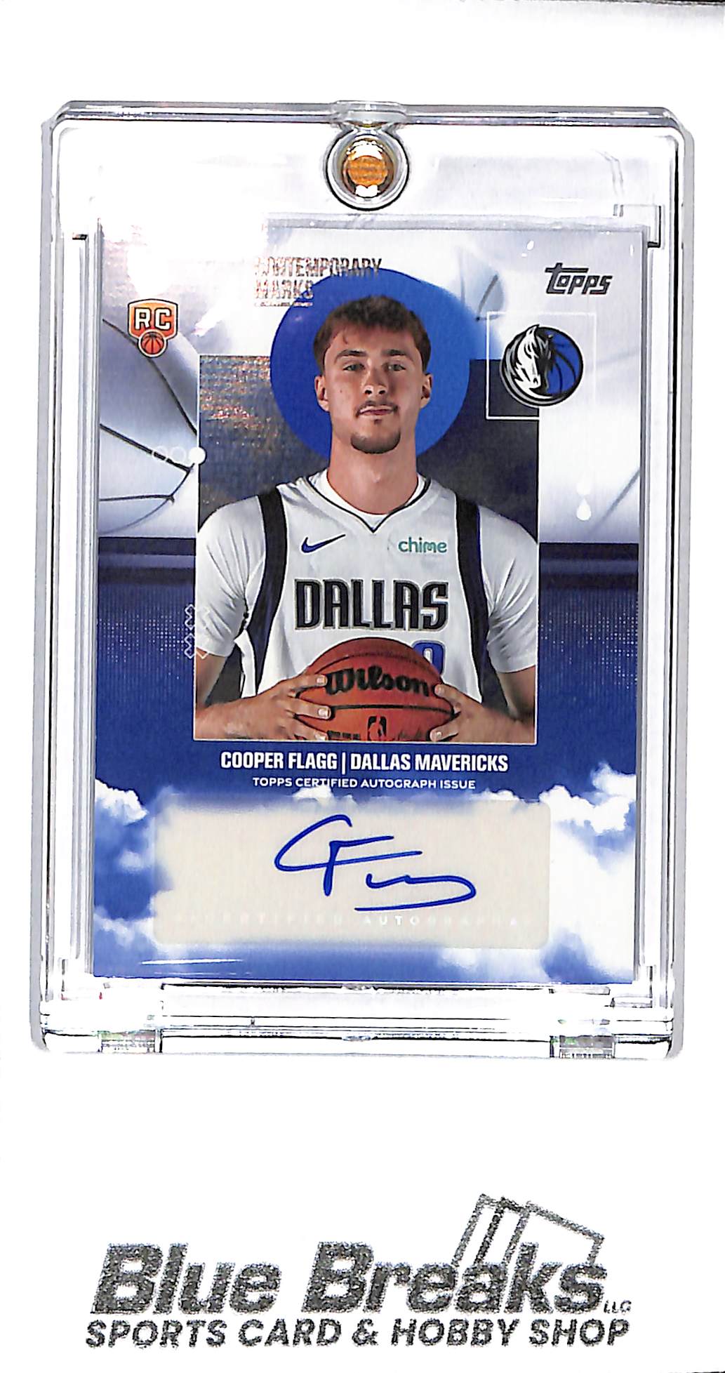 2025 Topps - Cooper Flagg - Rookie Card - Basketball - Dallas Mavericks - Contemporary Marks - Auto - # CM-CF