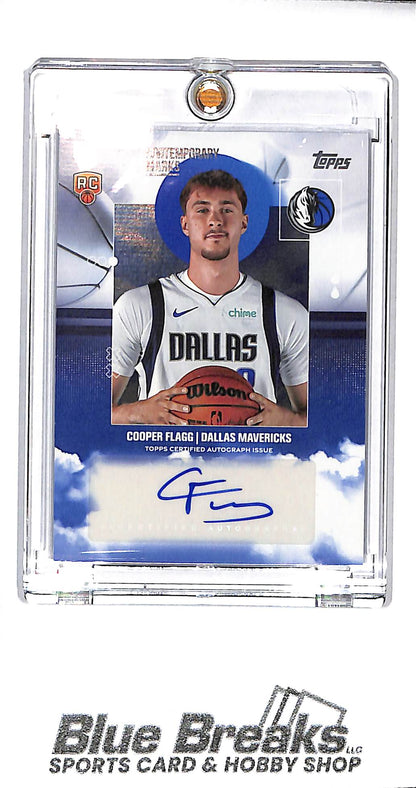 2025 Topps - Cooper Flagg - Rookie Card - Basketball - Dallas Mavericks - Contemporary Marks - Auto - # CM-CF