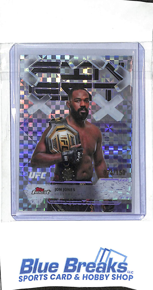 2025 Topps Finest - common - Jon Jones - 074/150 - #1 - UFC - heavyweight