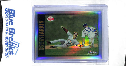 1997 Topps Chrome - refractor - Barry Larkin - #149 - baseball - Reds