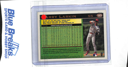 1997 Topps Chrome - refractor - Barry Larkin - #149 - baseball - Reds