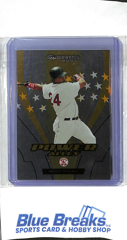 2005 Donruss - Power Alley - Manny Ramirez - 039/100 - #PA-14 - baseball - Red Sox