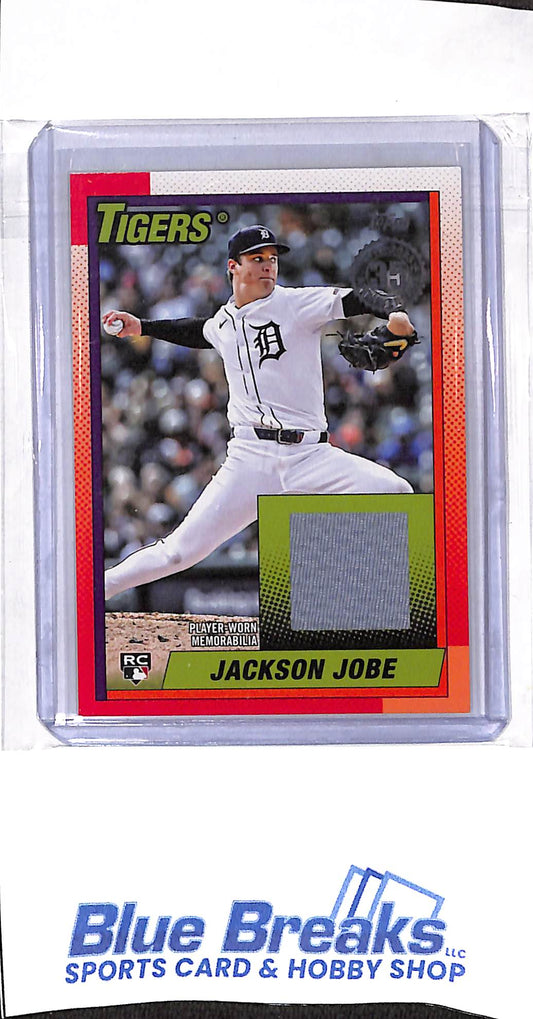 2025 Topps - 35th Anniversary - 1990 - Jackson Jobe - relic - #90RU-JJ - baseball - Tigers