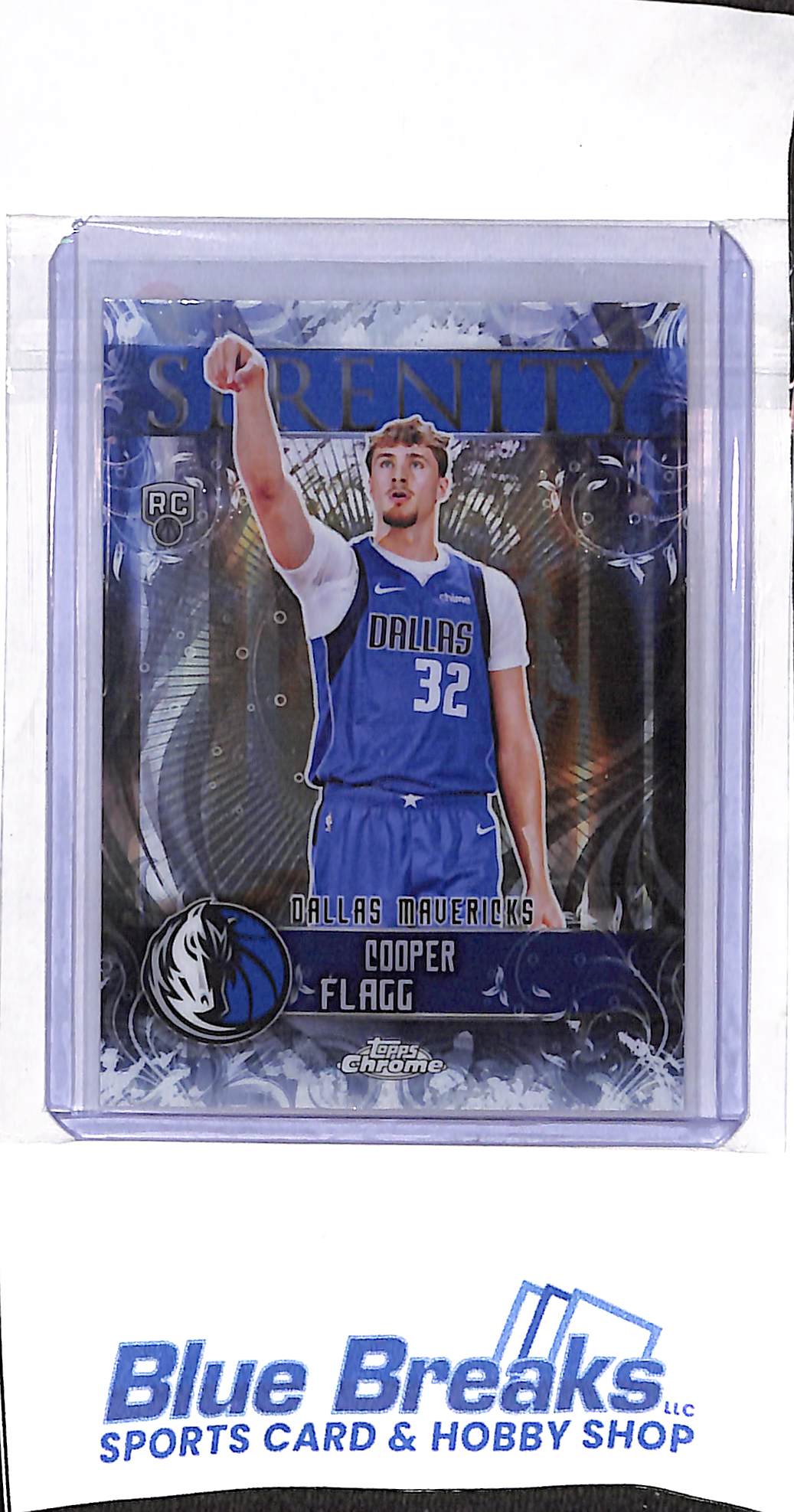 2025 Topps Chrome - Serenity - Cooper Flagg - RC - #SY-11 - basketball - Mavericks
