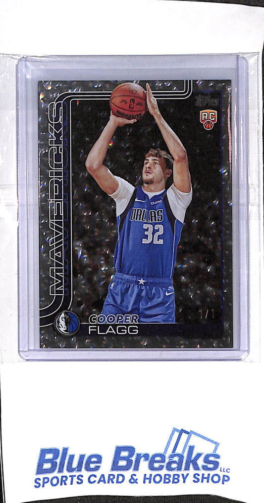2025 Topps - Flagship - Cooper Flagg - 1/1 - RC - #201 - basketball - Mavericks