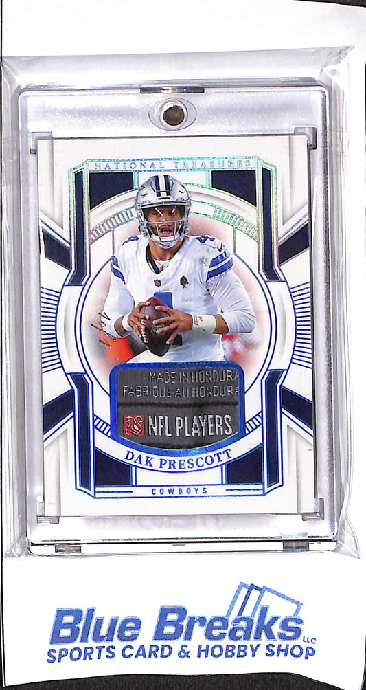 2024 Panini - National Treasures - Franchise Treasures - Dak Prescott - laundry tag - 1/1 - football - Cowboys